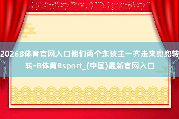 2026B体育官网入口他们两个东谈主一齐走来兜兜转转-B体育Bsport_(中国)最新官网入口