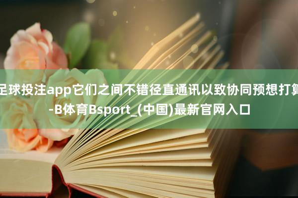 足球投注app它们之间不错径直通讯以致协同预想打算-B体育Bsport_(中国)最新官网入口