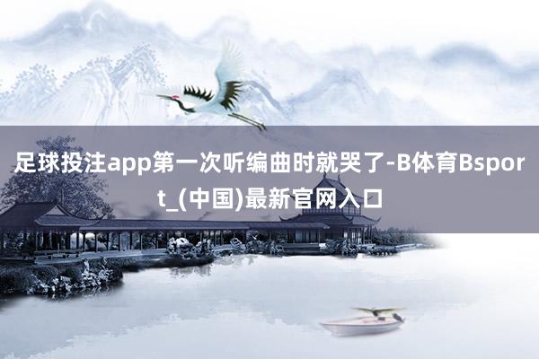 足球投注app第一次听编曲时就哭了-B体育Bsport_(中国)最新官网入口