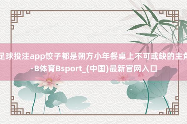 足球投注app饺子都是朔方小年餐桌上不可或缺的主角-B体育Bsport_(中国)最新官网入口