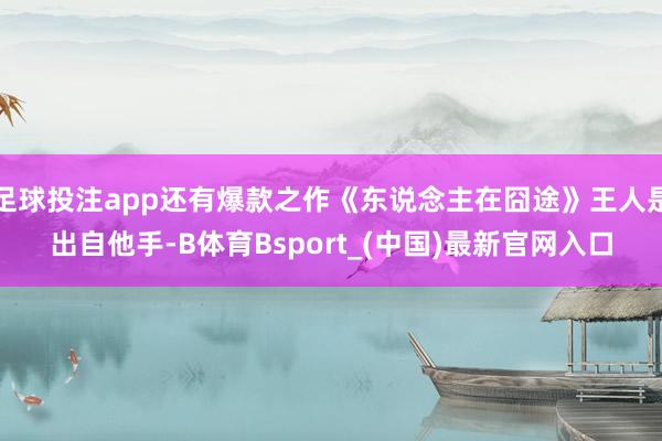 足球投注app还有爆款之作《东说念主在囧途》王人是出自他手-B体育Bsport_(中国)最新官网入口