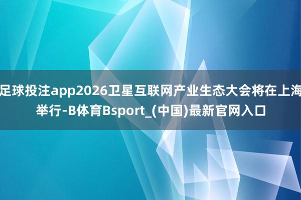 足球投注app2026卫星互联网产业生态大会将在上海举行-B体育Bsport_(中国)最新官网入口